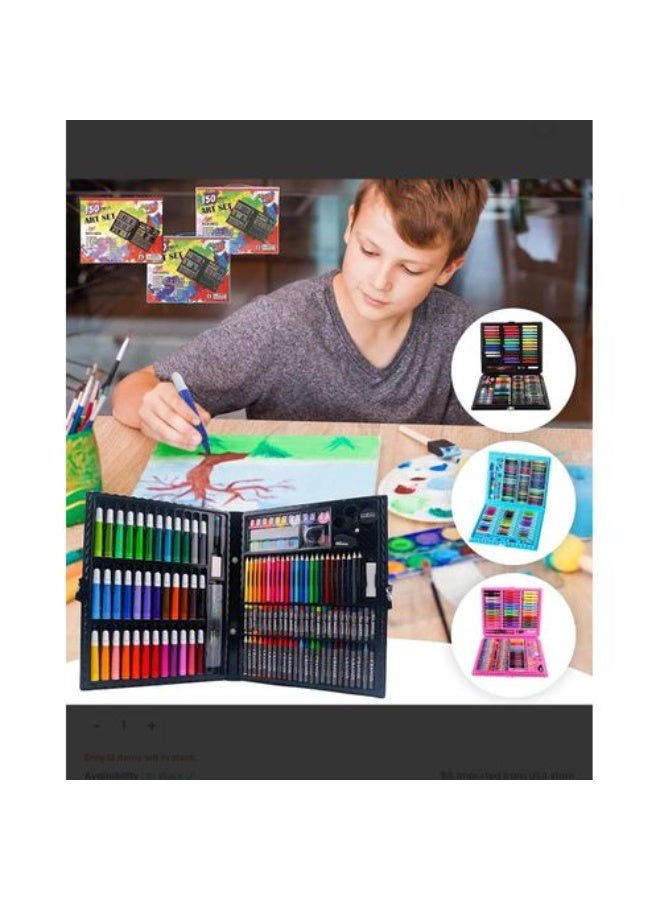 مجموعة أدوات فنية للأطفال من شركة أنديفاين، تتكون من 150 قطعة. - Image 2